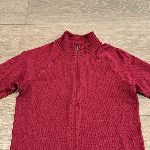 LULULEMON Star Ruby Rest Less 1/2 Zip Long Sleeve Active Pullover Run Top Sz 6 - Picture 4 of 13